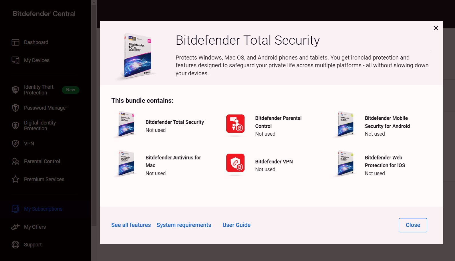 Bitdefender Total Security 2024 - 3 Years 3 Devices Protection