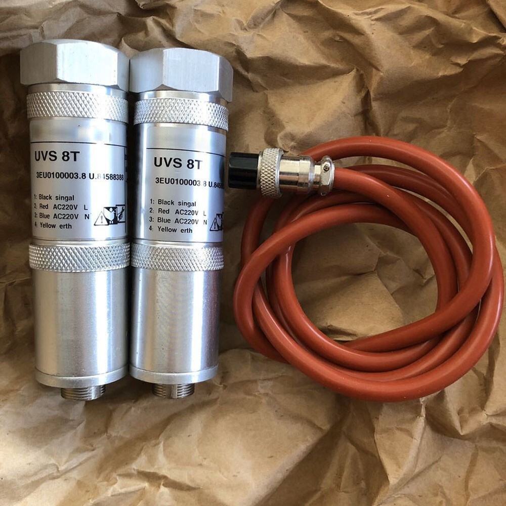 UVS8T For Kromschroder Burner Flame Detector Sensor Probe Eye 4 Core Cable