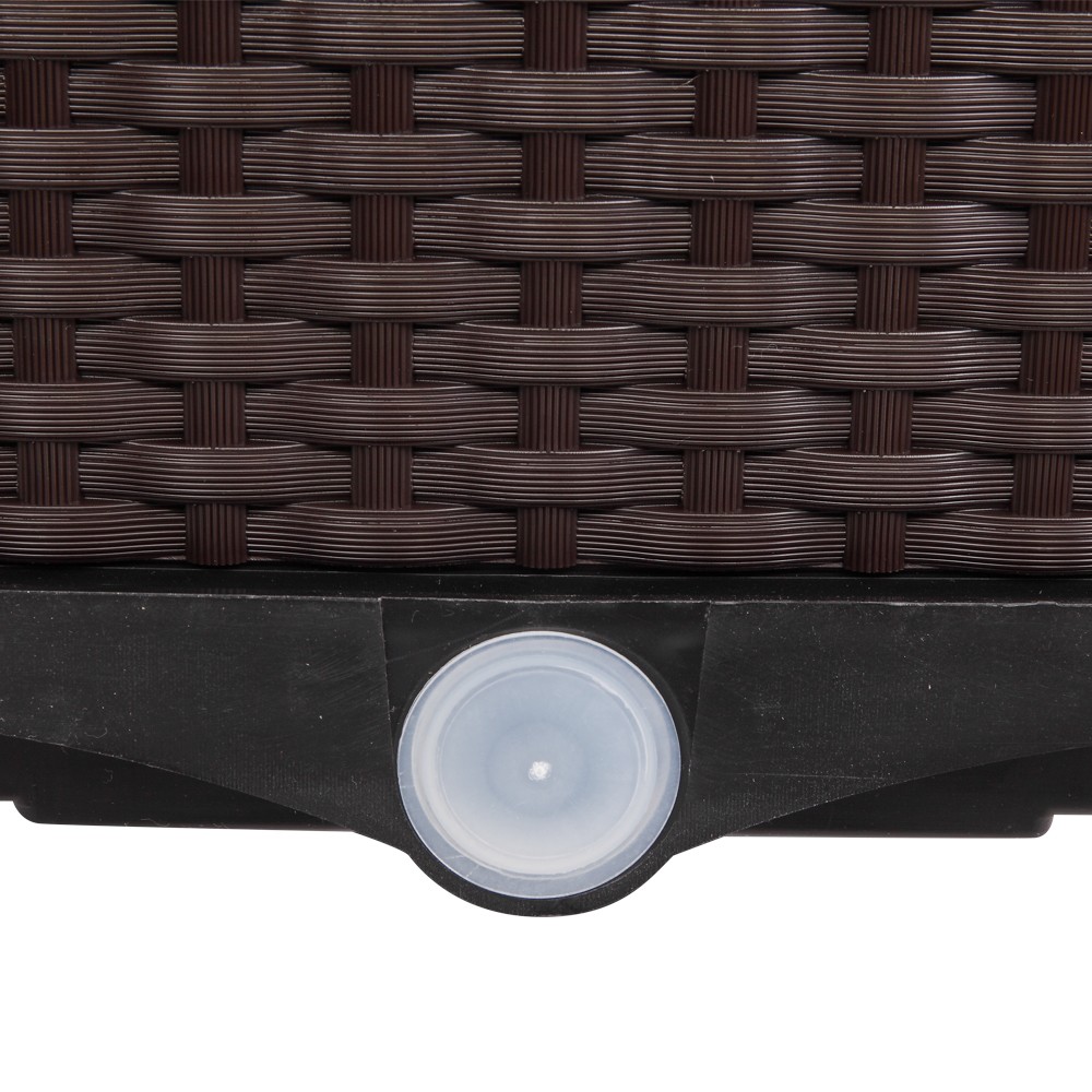 2Pcs Free Splicing Injection Planting Box Brown