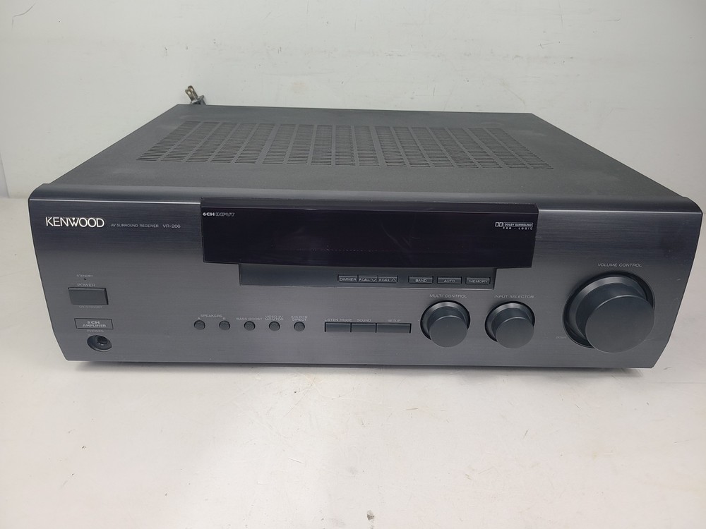 Kenwood VR-206 AV Surround Receiver (TESTED)