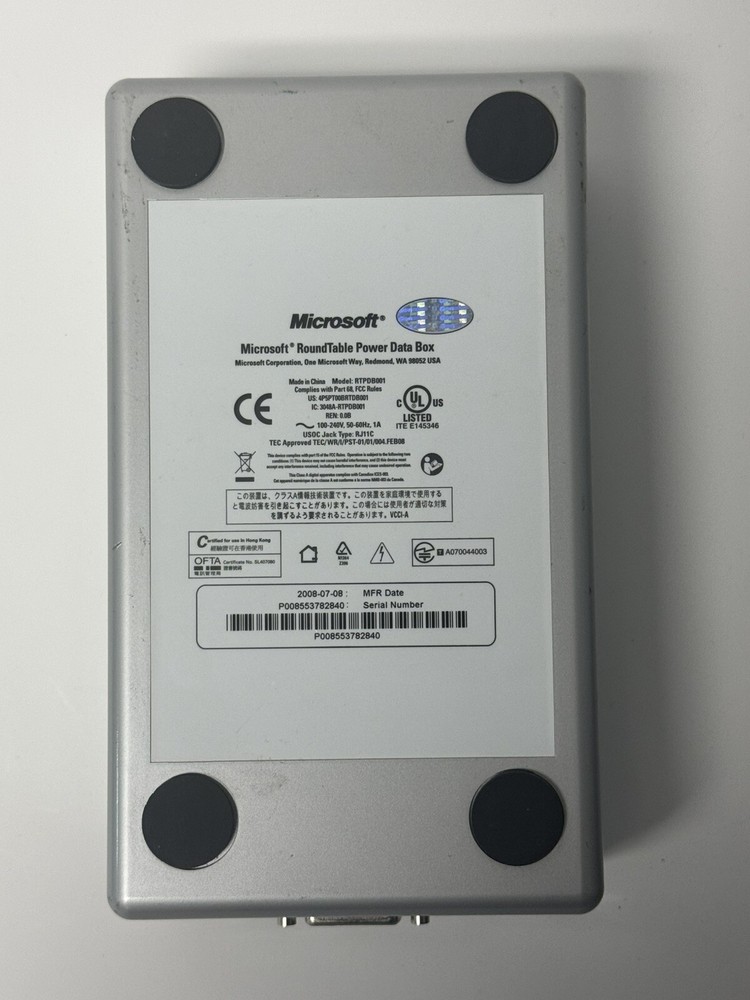 Microsoft Round Table Power Data Box RTPDB001