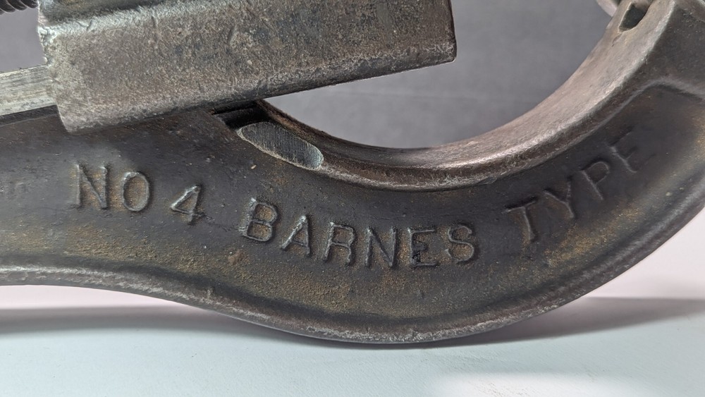 Pipe Cutting Tool Barnes Type NYE Tool Works Chicago Large No. 4