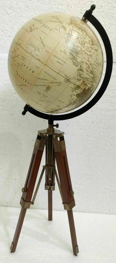 World Globe Celestial World Map Nautical Tripod for Home and Office Decor & Gift