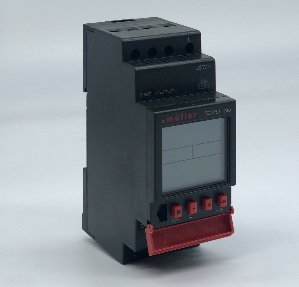 Muller SC2811 1 Channel Programmable Digital Timer Switch 24h 7 Day 16A Amp 230v