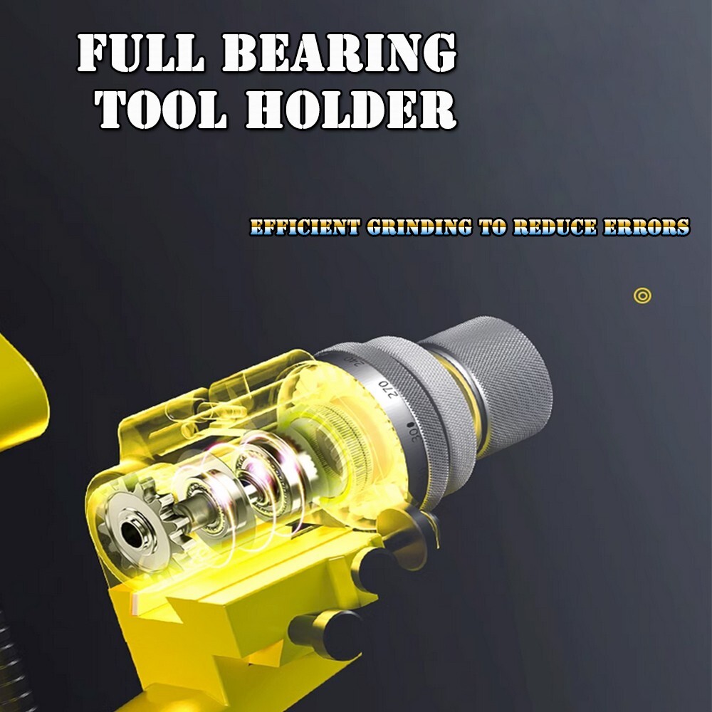 5C Universal Cutter Grinder End Mill Sharpener with Lathe/Drill Bit Five Clips