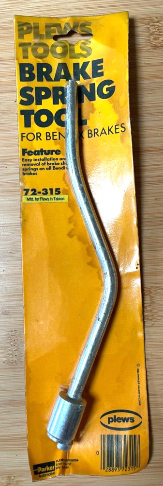 Plews Tools Brake Spring Tool for Bendix Brakes #72-315 Removal Installer