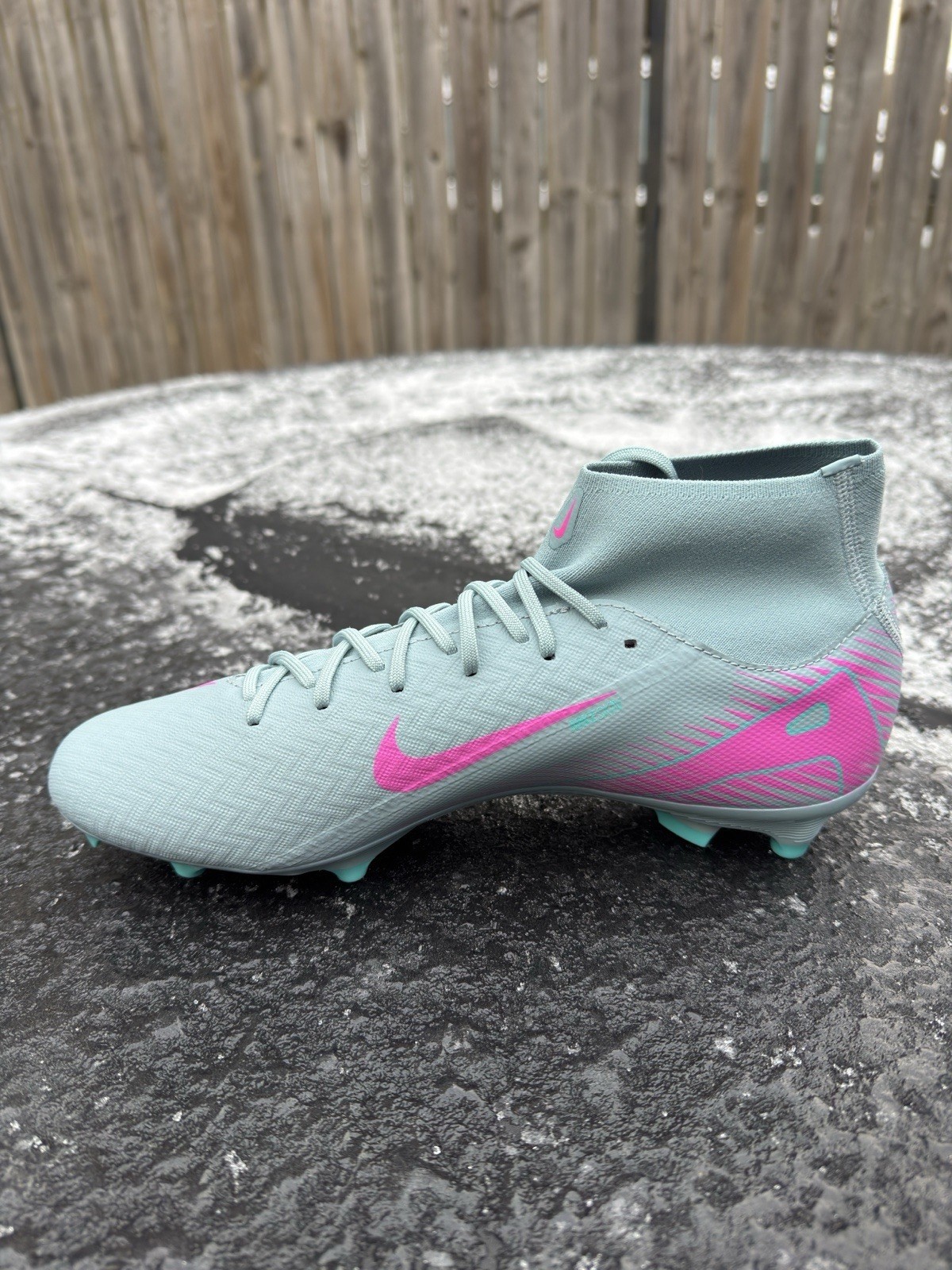 Nike Zoom Mercurial Superfly 10 Pro FG ACC 'Prism Pack' Ocean Cube HF9433-301 Sz