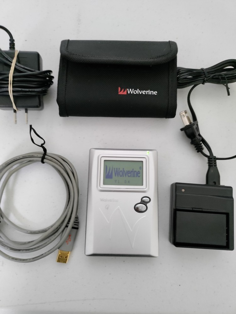 Wolverine Model 7100 Portable HDD Kit, 100GB Storage,AC/DC Read Notes Powers On