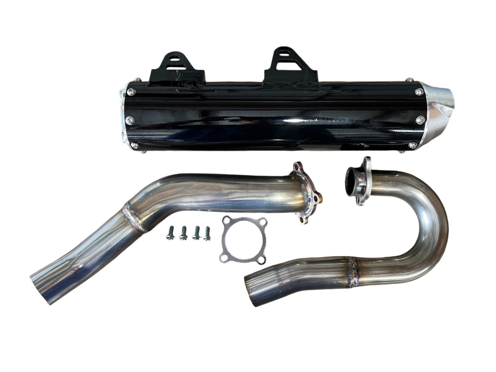 Dasa Exhaust Complete System Black Classic Edition Yamaha YFZ450R YFZ450X