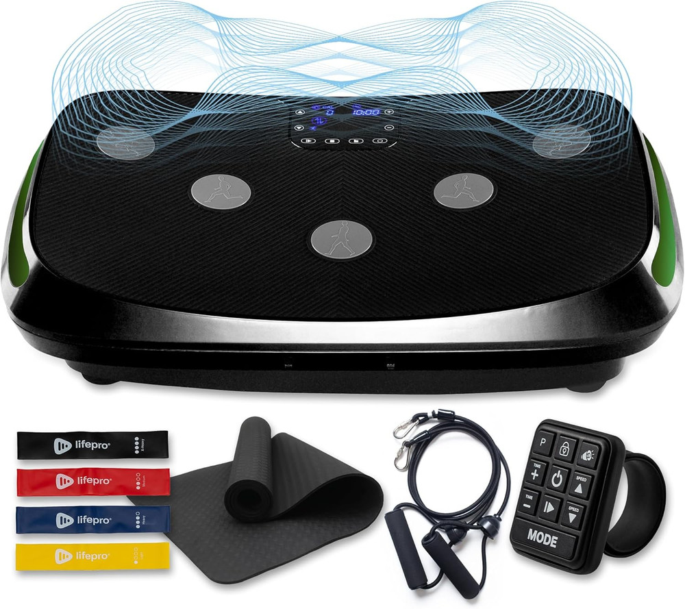 Rumblex 4D Vibration Plate - Triple Motor Whole Body Exercise Machine