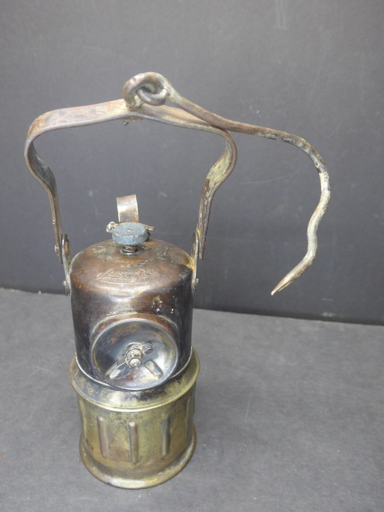 Vintage Justrite Large Miners Lantern