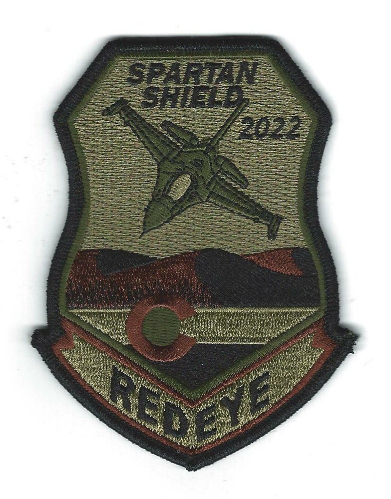 120th FIGHTER SQUADRON 'SPARTAN SHIELD 2022' (THEIR LATEST) OCP patch