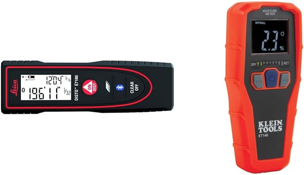 DISTO E7100I Laser Measure & Klein ET140 Moisture Meter Combo Set