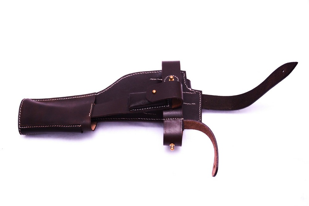 German C96 Broomhandle Mauser Holster Brown Repro