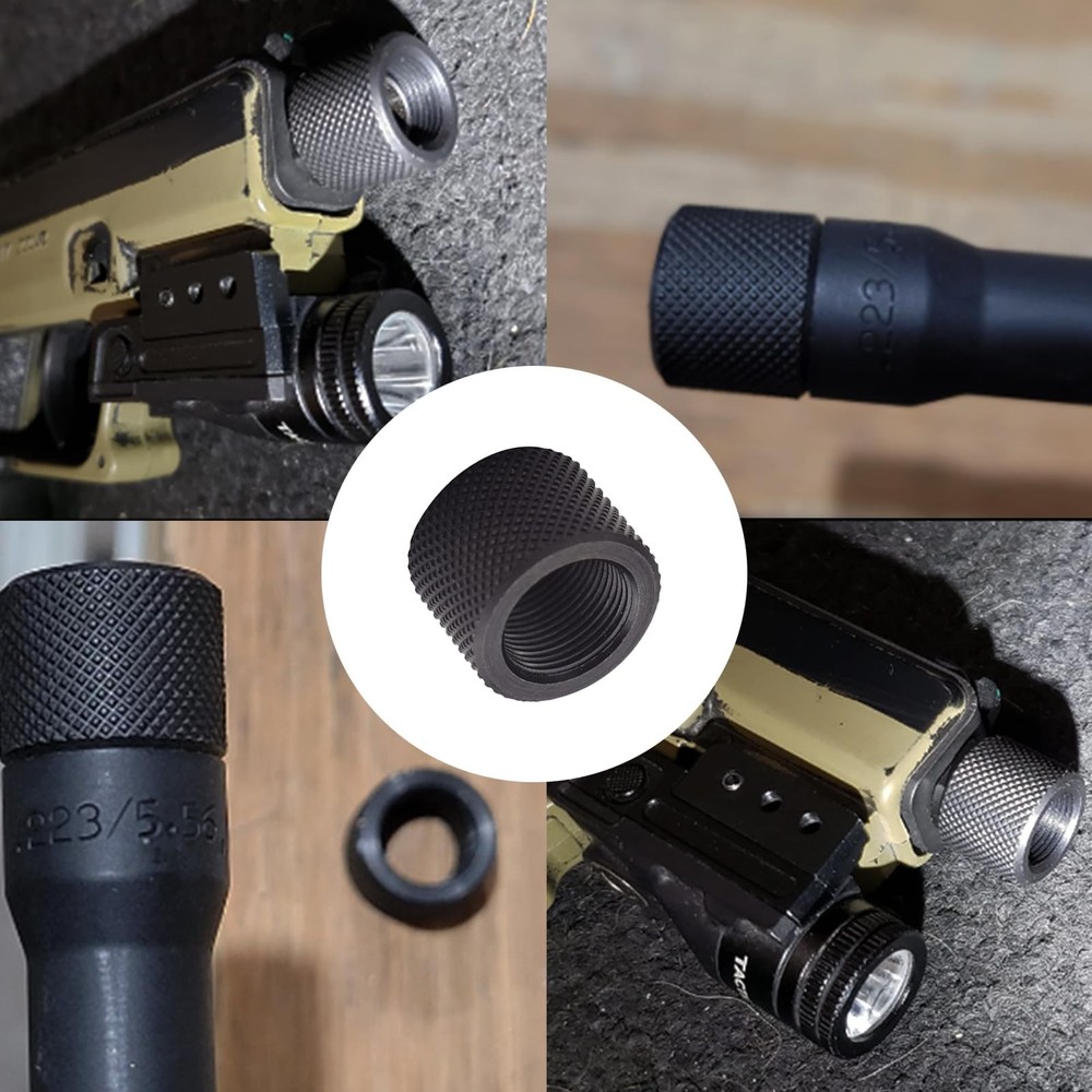 2 Pack Thread Protector 1/2 x 28 for 22LR .223 & 5.56 blackness