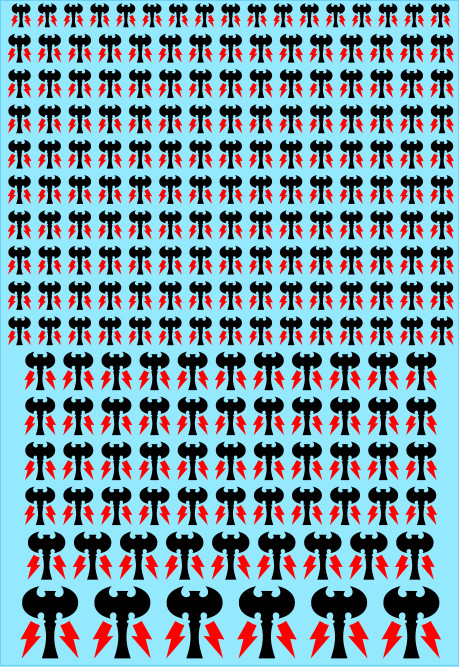 A6 - Storm Axes Transfer Sheet