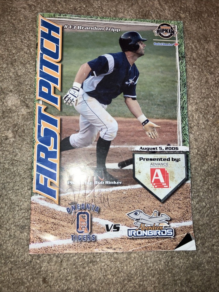 "First Pitch" Aberdeen Ironbirds Game Programs 8/5/2006