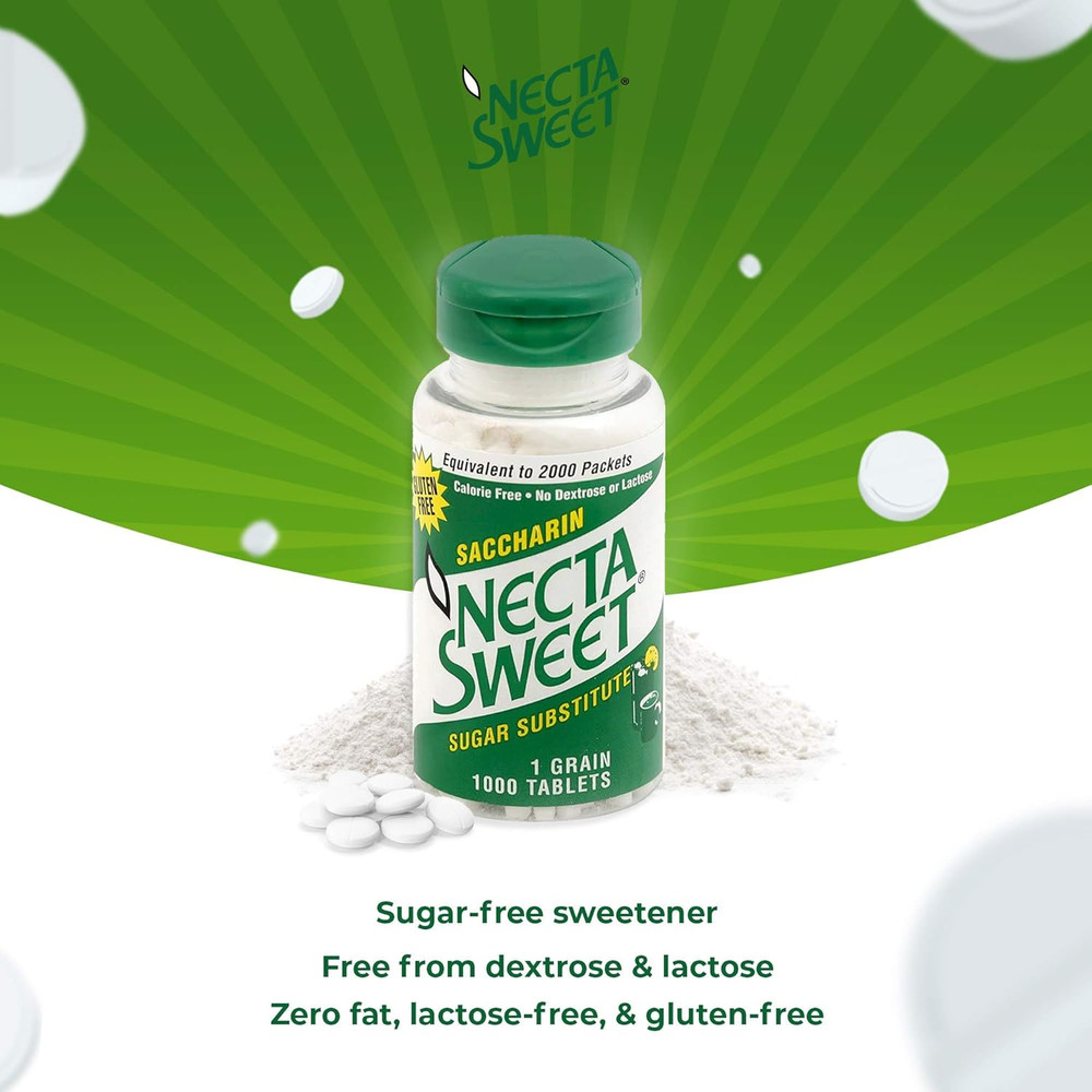 1 - Grain Saccharin Tablets - Zero-Calorie Sugar Substitut