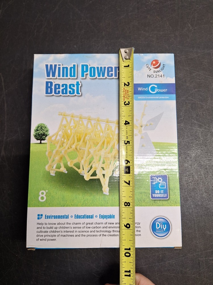 Wind Power Beast DIY Kit Educational Green Energy Environmental Learning Fun NEW