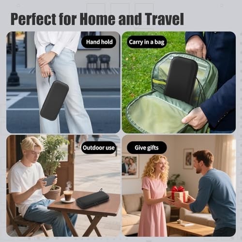 4-in-1 Nintendo Switch 2 Accessories Kit - Case, Screen Protector, Grip Cover &