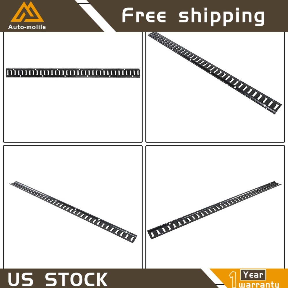 For Vans High Quality Durable Black 8 Pack 6' E Track Tie Down Enclosed Trailer