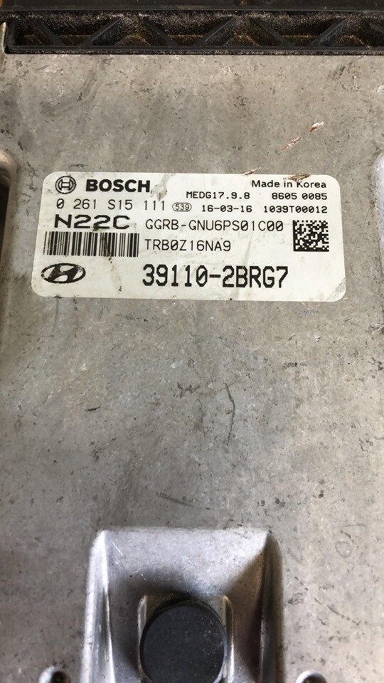 39110-2BRG7 Hyundai Accent 2015-2016 ecm ecu computer