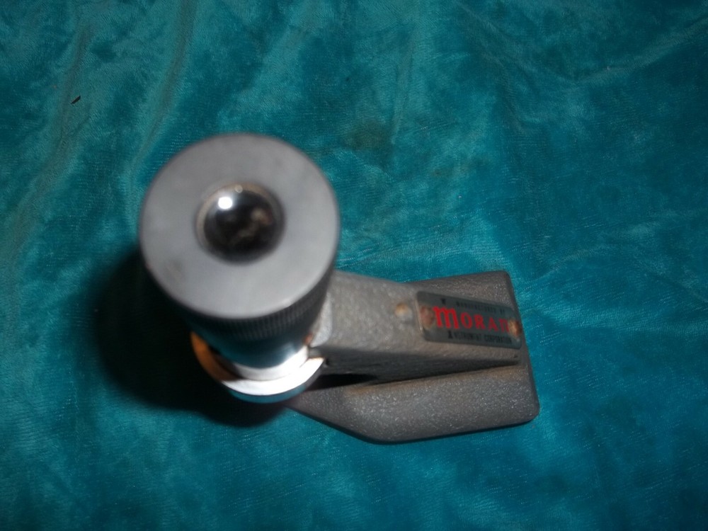 Vintage Moran Instruments Microscope in original wood box