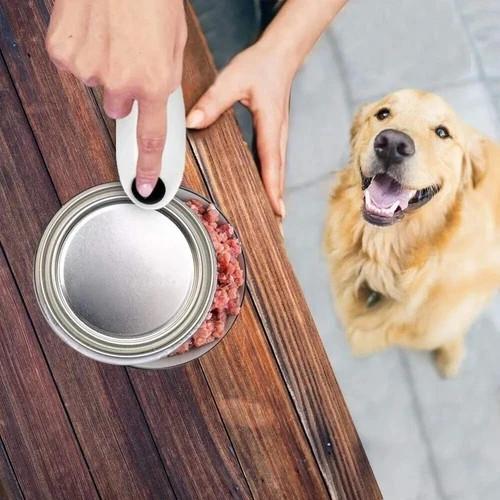 One Touch Electric Automatic Can Opener Smooth Edge Jar Bottle Kitchen Tool