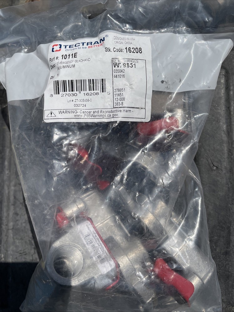 Tectran Standard Emergency Gladhand 1011E Qty 5