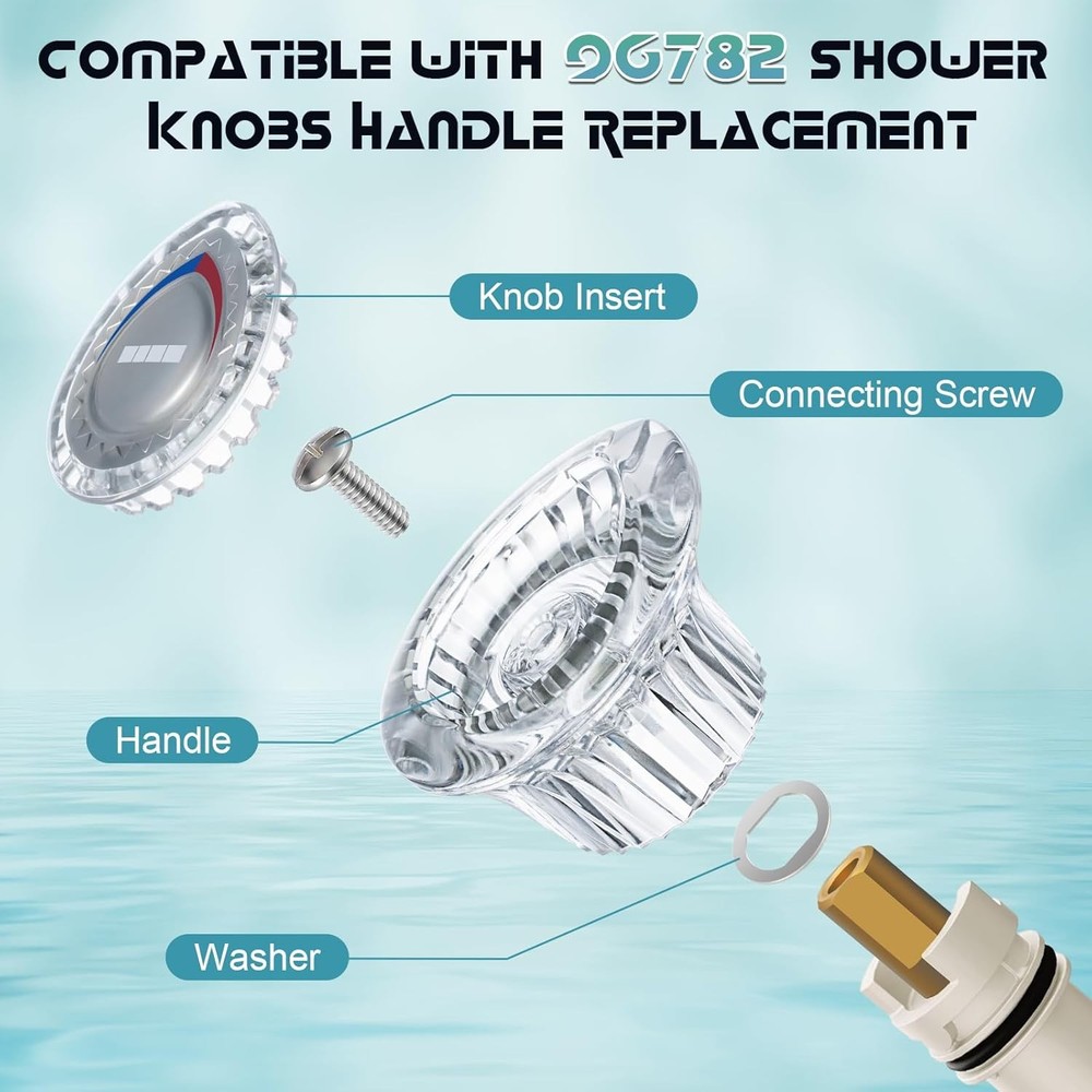 Enhon 2 Pack Moen 96797 Shower Handle Kit