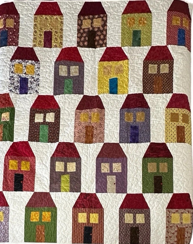 House Quilt Missouri Star Co Pattern Large Handmade Throw