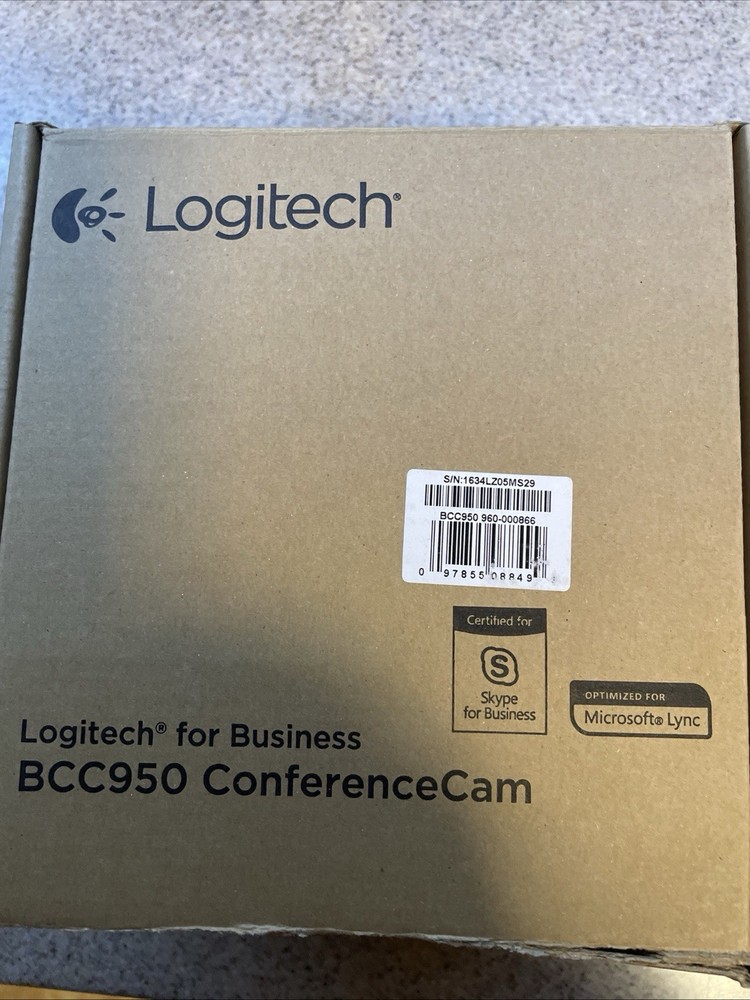 Logitech BCC950 ConferenceCam Webcam - Black