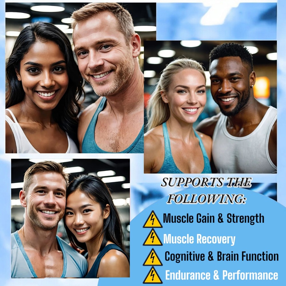 CREATINE GUMMIES 2500MG Creatine Monohydrate Per Serving Mixed Berry 60 Ct