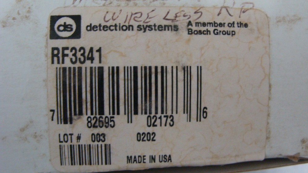 DS DETECTION SYSTEMS RF3341 Wireless Keypad NEW NOS o