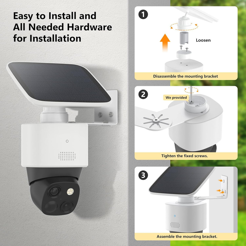 2Pack Adjustable Corner Mount Bracket for Eufy Security Solocam S340/E30/E42 Met