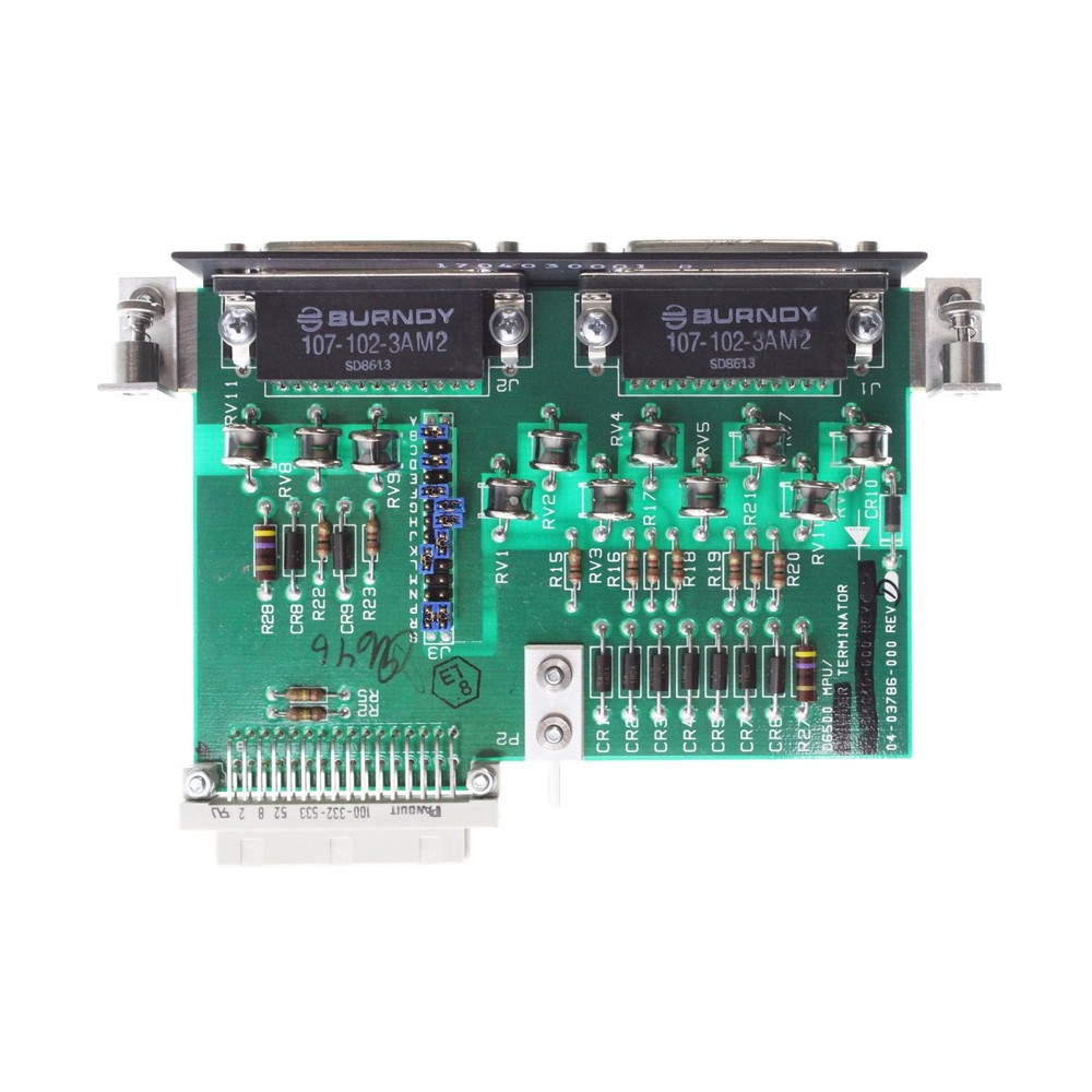 Radionics D6515 Alarm Processor Terminal Board X8911 For 6500 Receiver