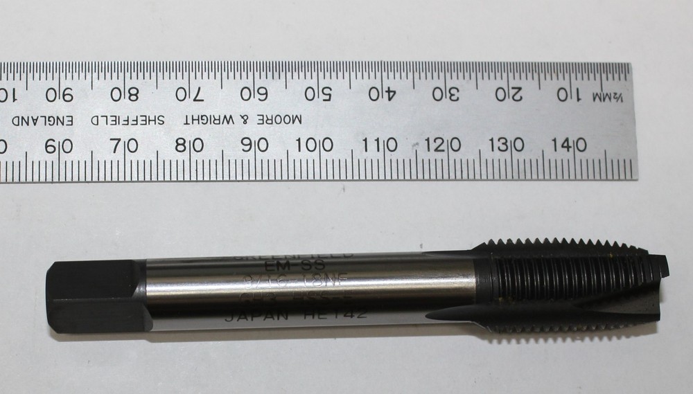 Greenfield, 9/16-18NF GH3 HSS-E, EM-SS, 	FA142