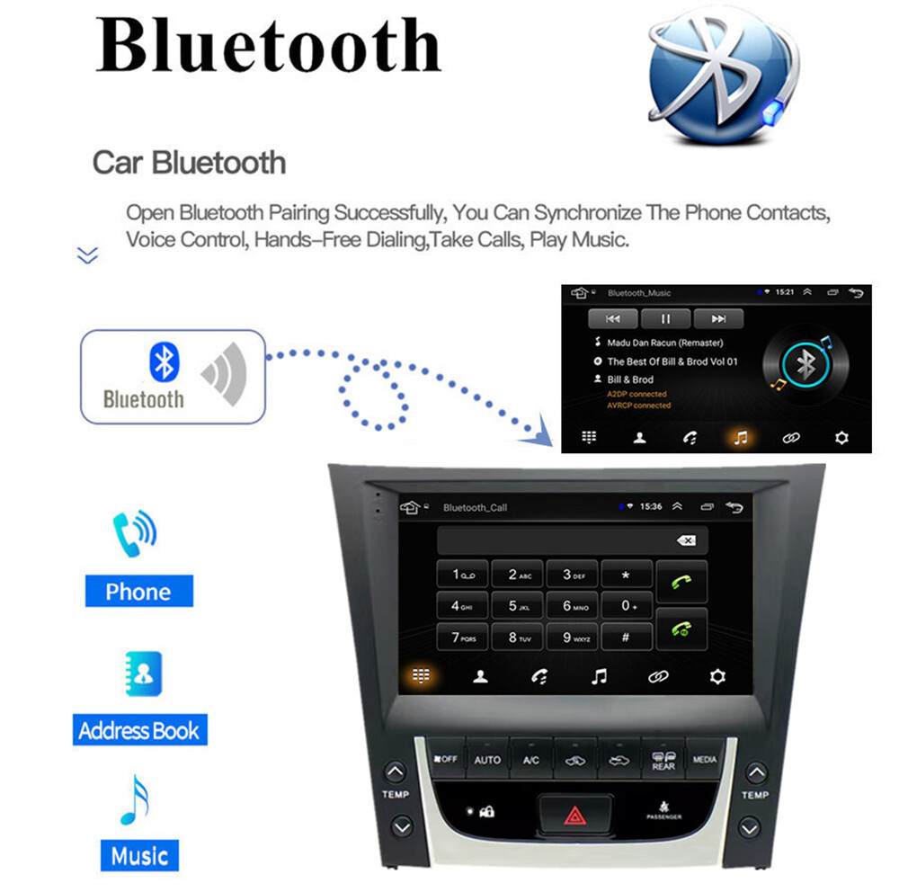 9" Stereo Radio GPS Wifi FM For Lexus GS GS300 GS350 GS430 GS450 GS460 2005-2011