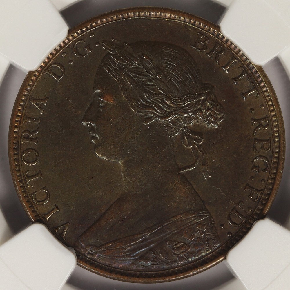 1864 Canada New Brunswick 1c NGC AU Details Cleaned