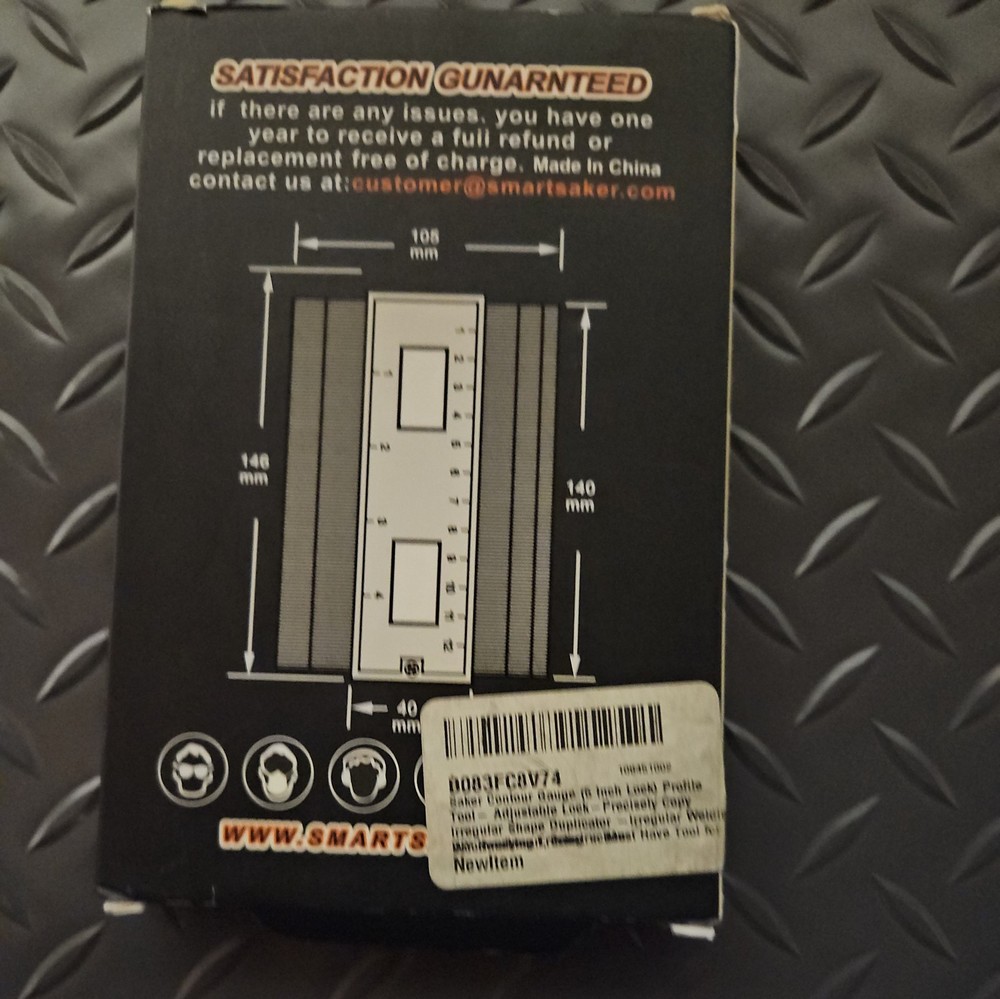 Saker Contour Gauge (5 Inch Lock) Profile Tool- Adjustable Lock-Precisely Copy