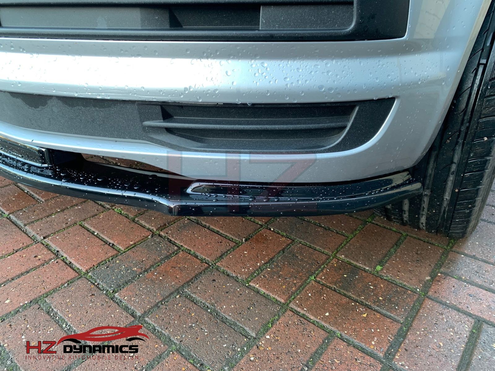 FOR VW TRANSPORTER T6 FRONT LOWER GLOSS BLACK SPLITTER BUMPER LIP SPOILER 15-18