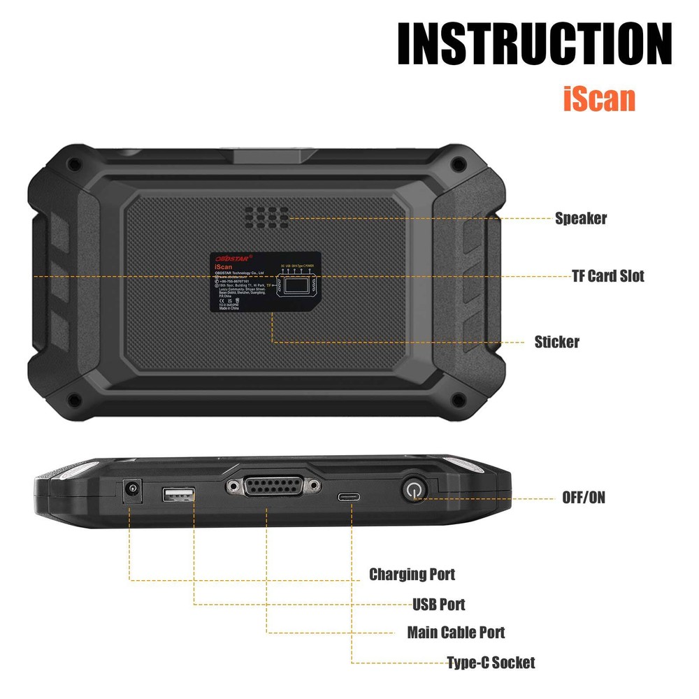 OBDSTAR iScan For Aprilia Motorcycle Diagnostic scanner Tool Code Read Data Fow