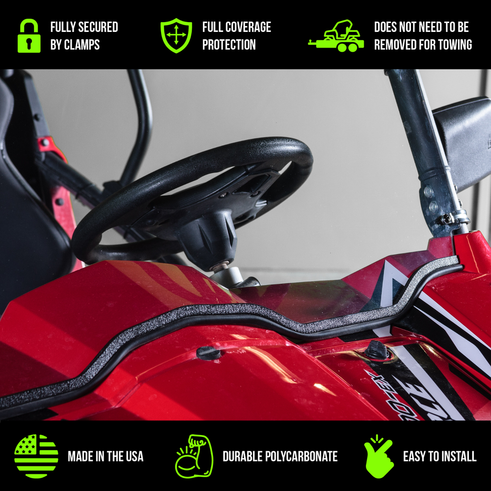 TERRARIDER CF MOTO ZFORCE FULL UTV WINDSHIELD - STD. 3/16"