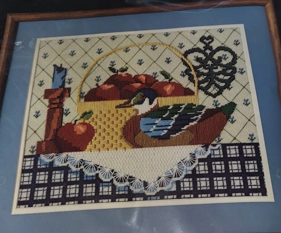 Dimensions Needlepoint Kit Apples Still Life Persian Wool