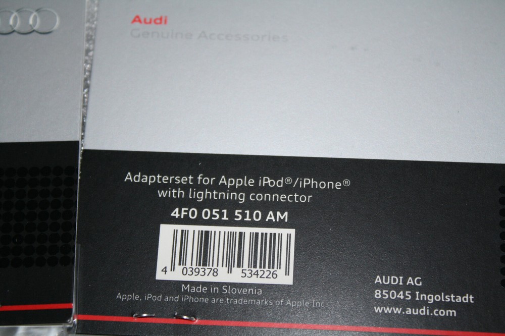 Twin pack adapter cable set adapter cable 4F0051510AM 8S0051435