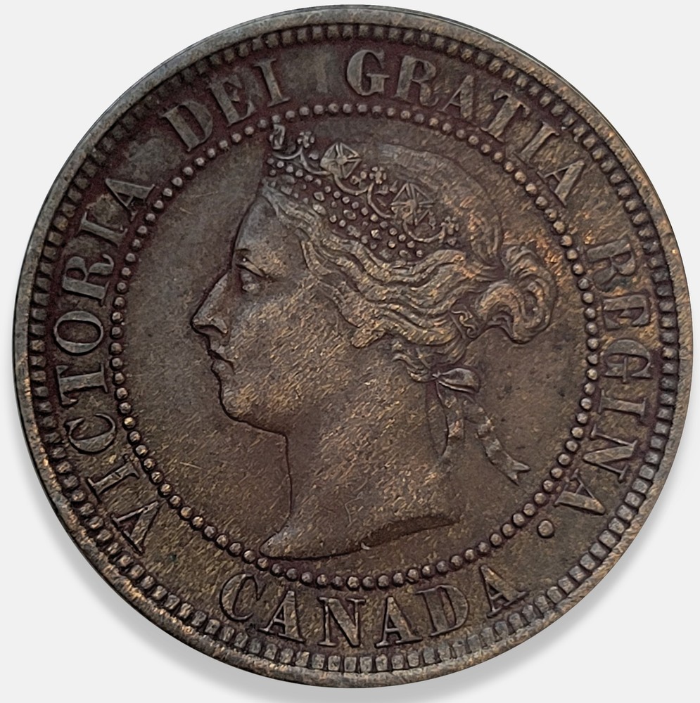 1888 Canada Large Cent Red Brown XF * Original Surfaces * NICE! #2 🇨🇦