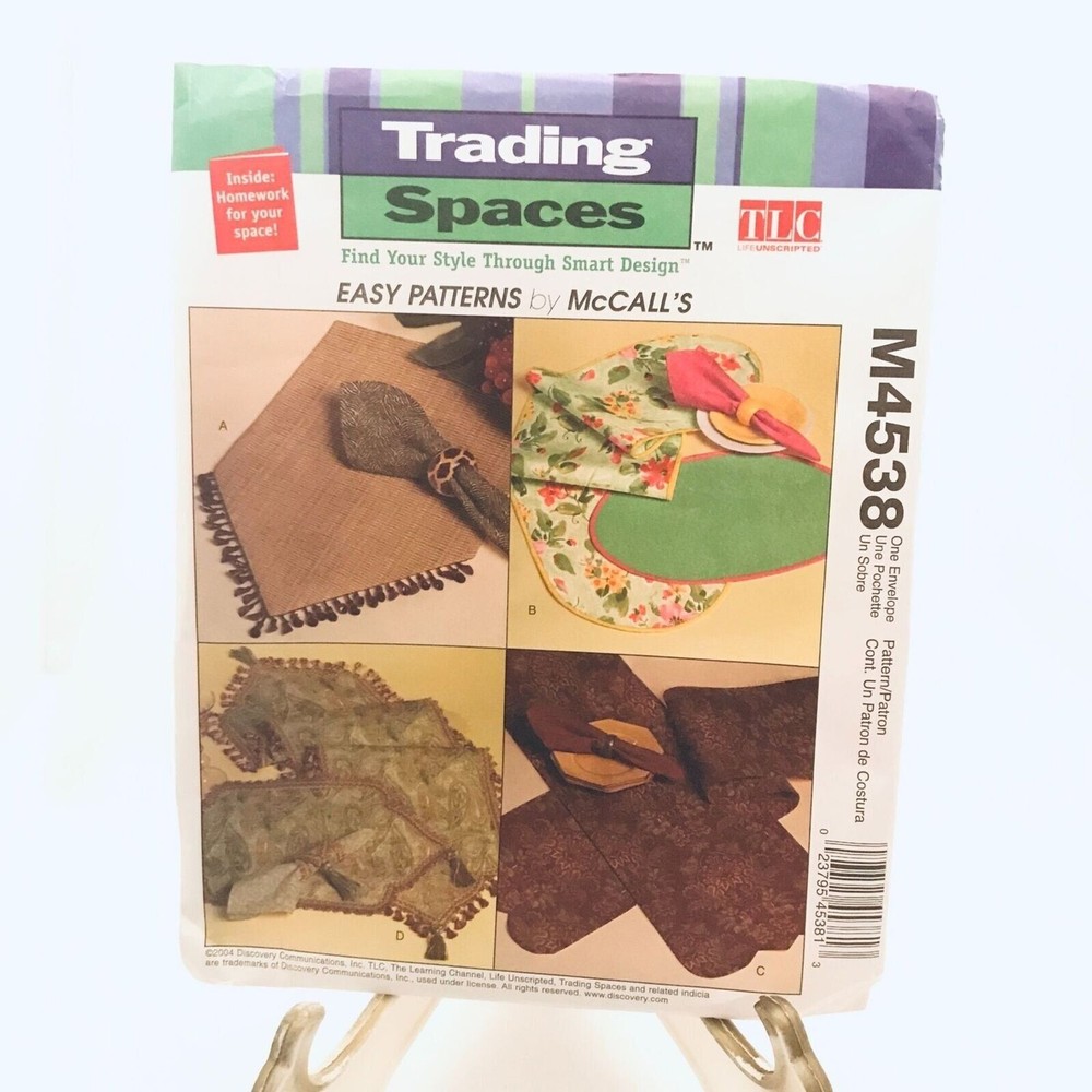 #M4538 McCalls placemats sewing pattern
