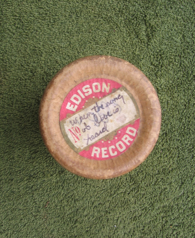 Vintage Edison Recording Blank Phonograph Empty Record Cylinder