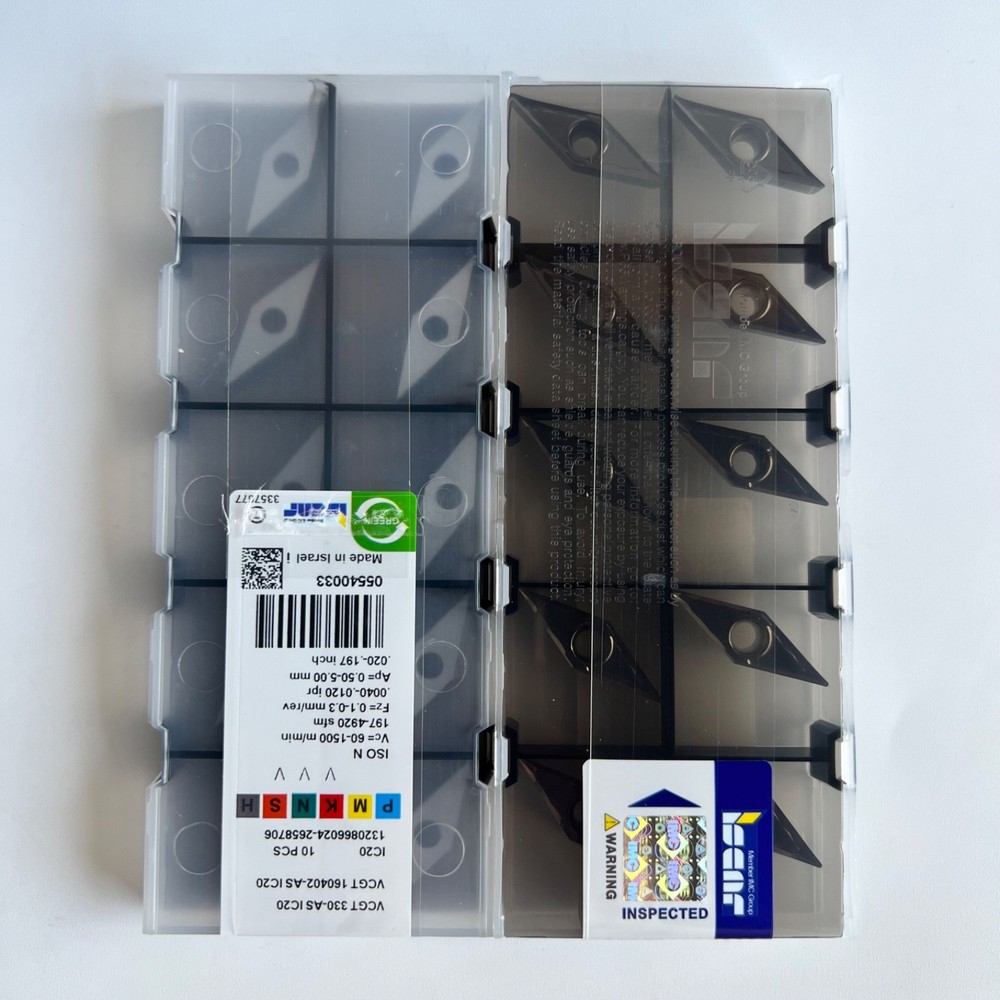 VCGT160402-AS IC20/ISCAR/ 10PCS