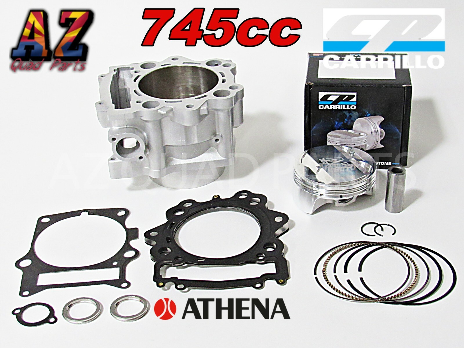Raptor 700 745cc ATHENA Big Bore Cylinder 106.5 CP Piston Top End Kit 105.5 105
